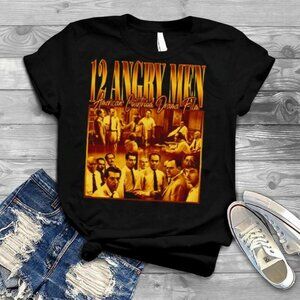 12 Angry Men Movie Shirt Retro 90s Style Graphic Tee Vintage Film Fan Unisex 73
